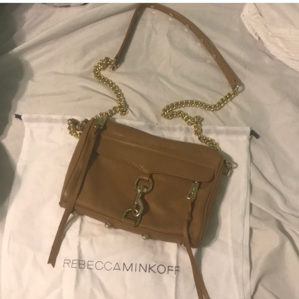 Rebecca Minkoff mini mac beige